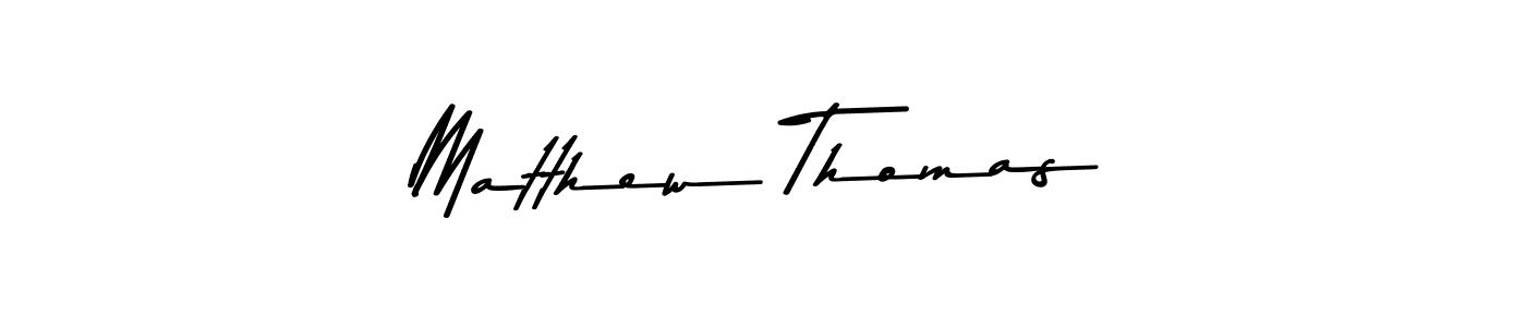 Design your own signature with our free online signature maker. With this signature software, you can create a handwritten (Asem Kandis PERSONAL USE) signature for name Matthew Thomas. Matthew Thomas signature style 9 images and pictures png