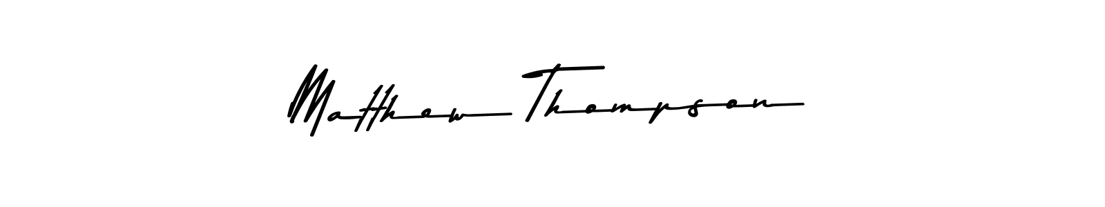 Design your own signature with our free online signature maker. With this signature software, you can create a handwritten (Asem Kandis PERSONAL USE) signature for name Matthew Thompson. Matthew Thompson signature style 9 images and pictures png