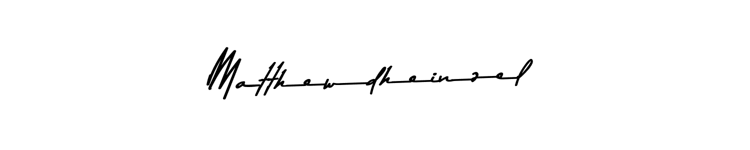 Create a beautiful signature design for name Matthewdheinzel. With this signature (Asem Kandis PERSONAL USE) fonts, you can make a handwritten signature for free. Matthewdheinzel signature style 9 images and pictures png