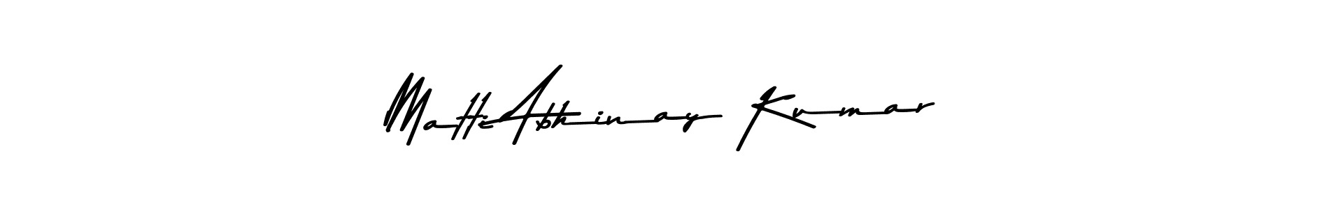 This is the best signature style for the Matti Abhinay Kumar name. Also you like these signature font (Asem Kandis PERSONAL USE). Mix name signature. Matti Abhinay Kumar signature style 9 images and pictures png
