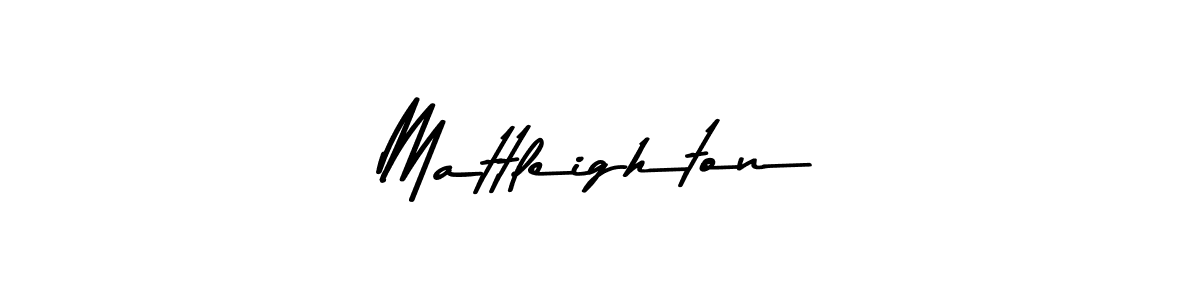 Also we have Mattleighton name is the best signature style. Create professional handwritten signature collection using Asem Kandis PERSONAL USE autograph style. Mattleighton signature style 9 images and pictures png