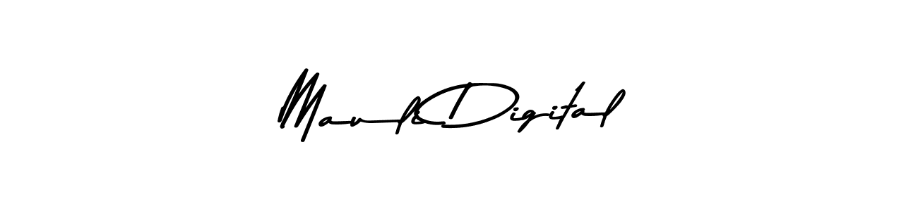 How to make Mauli Digital name signature. Use Asem Kandis PERSONAL USE style for creating short signs online. This is the latest handwritten sign. Mauli Digital signature style 9 images and pictures png