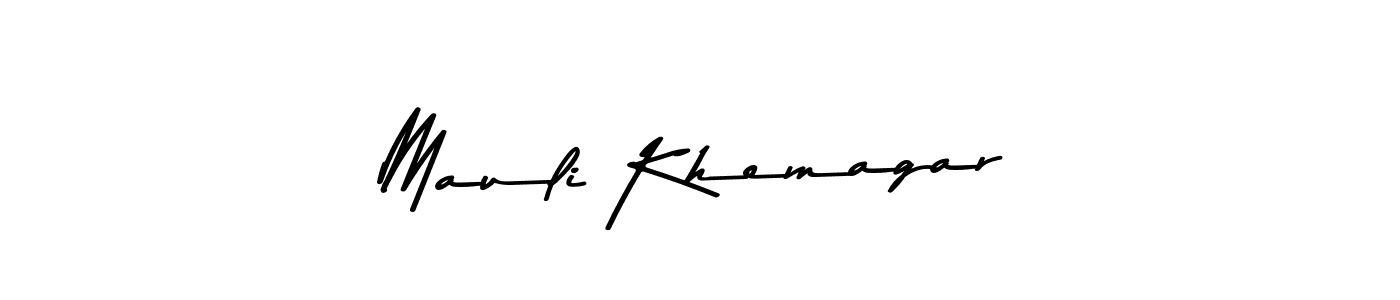 It looks lik you need a new signature style for name Mauli Khemagar. Design unique handwritten (Asem Kandis PERSONAL USE) signature with our free signature maker in just a few clicks. Mauli Khemagar signature style 9 images and pictures png