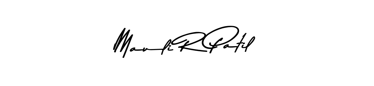 Create a beautiful signature design for name Mauli R Patil. With this signature (Asem Kandis PERSONAL USE) fonts, you can make a handwritten signature for free. Mauli R Patil signature style 9 images and pictures png