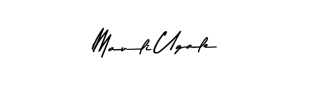Design your own signature with our free online signature maker. With this signature software, you can create a handwritten (Asem Kandis PERSONAL USE) signature for name Mauli Ugale. Mauli Ugale signature style 9 images and pictures png