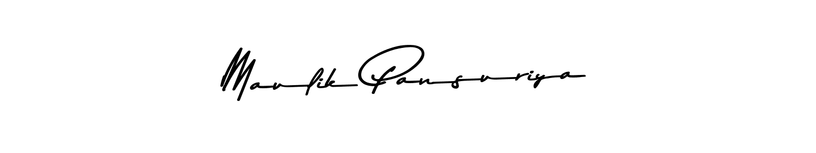 Maulik Pansuriya stylish signature style. Best Handwritten Sign (Asem Kandis PERSONAL USE) for my name. Handwritten Signature Collection Ideas for my name Maulik Pansuriya. Maulik Pansuriya signature style 9 images and pictures png