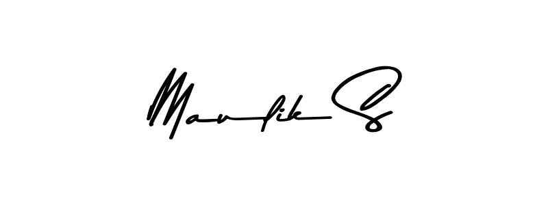 You should practise on your own different ways (Asem Kandis PERSONAL USE) to write your name (Maulik S) in signature. don't let someone else do it for you. Maulik S signature style 9 images and pictures png