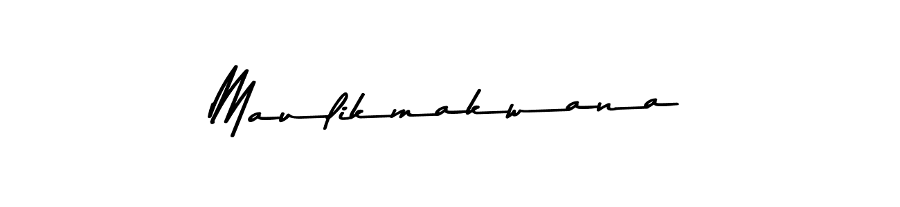 Design your own signature with our free online signature maker. With this signature software, you can create a handwritten (Asem Kandis PERSONAL USE) signature for name Maulikmakwana. Maulikmakwana signature style 9 images and pictures png
