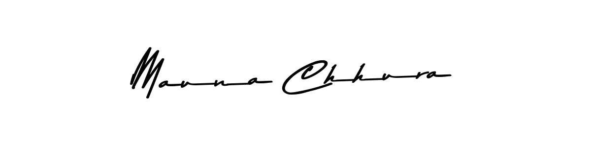 Make a beautiful signature design for name Mauna Chhura. Use this online signature maker to create a handwritten signature for free. Mauna Chhura signature style 9 images and pictures png