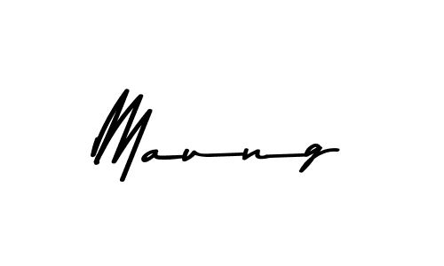 Use a signature maker to create a handwritten signature online. With this signature software, you can design (Asem Kandis PERSONAL USE) your own signature for name Maung. Maung signature style 9 images and pictures png