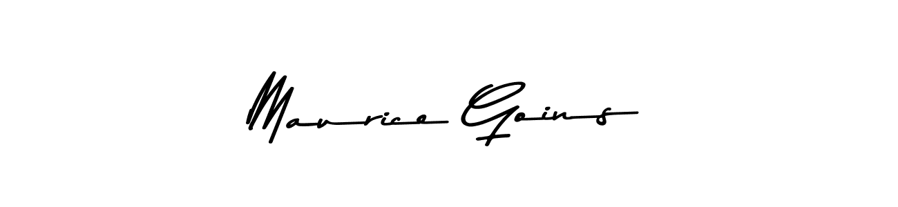 Similarly Asem Kandis PERSONAL USE is the best handwritten signature design. Signature creator online .You can use it as an online autograph creator for name Maurice Goins. Maurice Goins signature style 9 images and pictures png