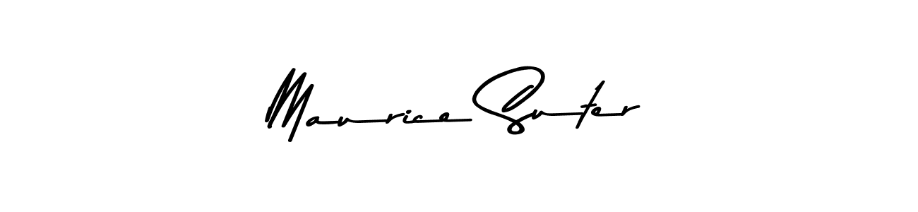This is the best signature style for the Maurice Suter name. Also you like these signature font (Asem Kandis PERSONAL USE). Mix name signature. Maurice Suter signature style 9 images and pictures png