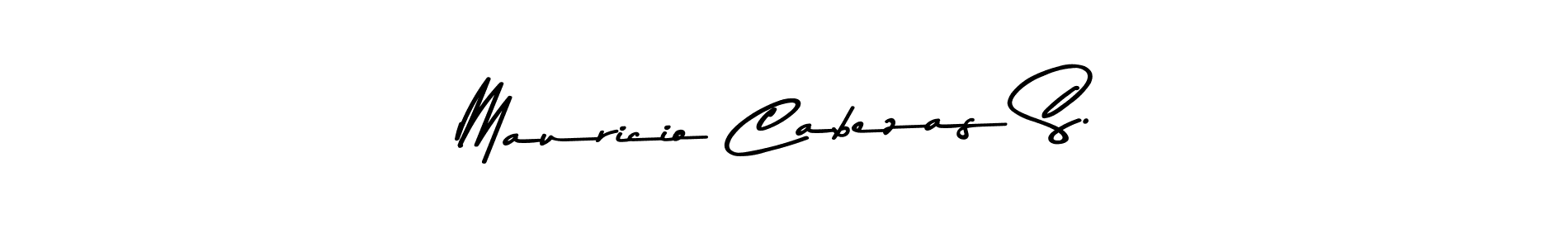 This is the best signature style for the Mauricio Cabezas S. name. Also you like these signature font (Asem Kandis PERSONAL USE). Mix name signature. Mauricio Cabezas S. signature style 9 images and pictures png