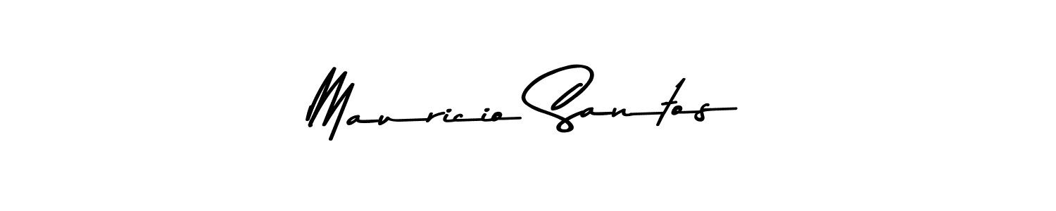 Use a signature maker to create a handwritten signature online. With this signature software, you can design (Asem Kandis PERSONAL USE) your own signature for name Mauricio Santos. Mauricio Santos signature style 9 images and pictures png