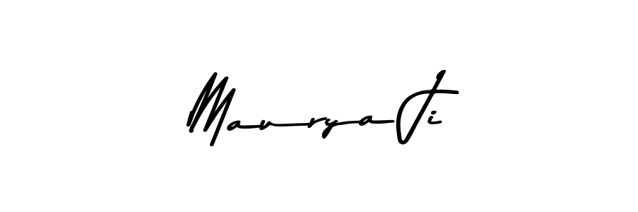 if you are searching for the best signature style for your name Maurya Ji. so please give up your signature search. here we have designed multiple signature styles  using Asem Kandis PERSONAL USE. Maurya Ji signature style 9 images and pictures png