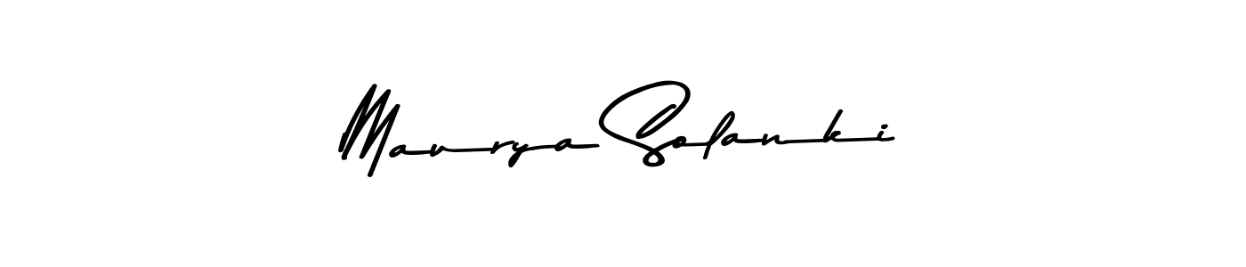 Use a signature maker to create a handwritten signature online. With this signature software, you can design (Asem Kandis PERSONAL USE) your own signature for name Maurya Solanki. Maurya Solanki signature style 9 images and pictures png