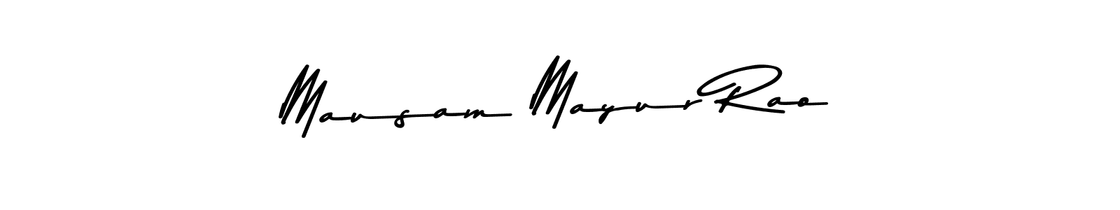 Mausam Mayur Rao stylish signature style. Best Handwritten Sign (Asem Kandis PERSONAL USE) for my name. Handwritten Signature Collection Ideas for my name Mausam Mayur Rao. Mausam Mayur Rao signature style 9 images and pictures png