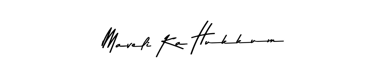 Make a beautiful signature design for name Maveli Ka Hukkum. With this signature (Asem Kandis PERSONAL USE) style, you can create a handwritten signature for free. Maveli Ka Hukkum signature style 9 images and pictures png