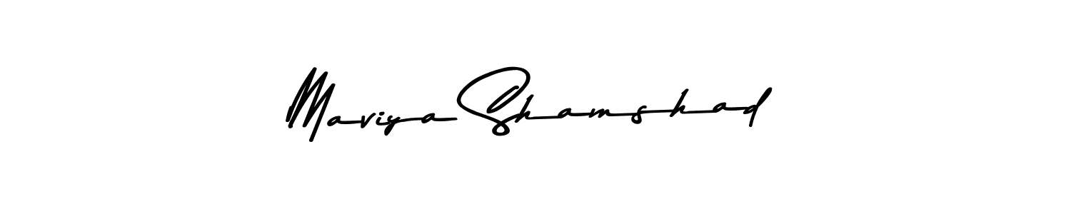 How to make Maviya Shamshad signature? Asem Kandis PERSONAL USE is a professional autograph style. Create handwritten signature for Maviya Shamshad name. Maviya Shamshad signature style 9 images and pictures png