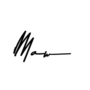Also You can easily find your signature by using the search form. We will create Maw name handwritten signature images for you free of cost using Asem Kandis PERSONAL USE sign style. Maw signature style 9 images and pictures png