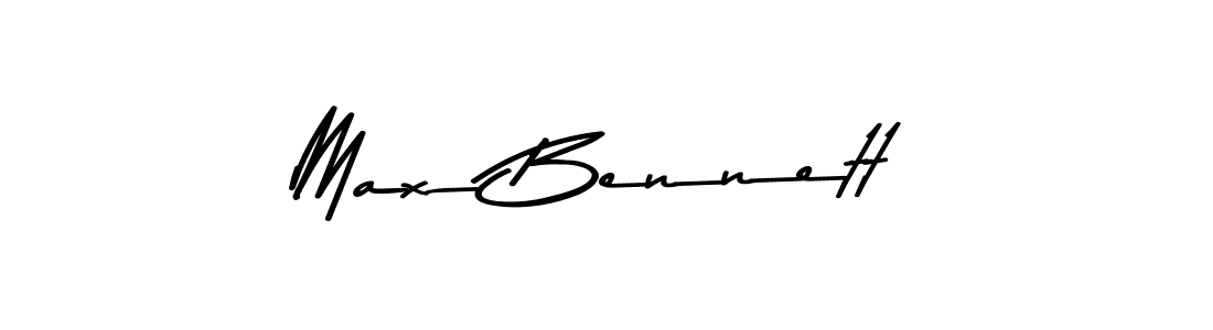 How to make Max Bennett name signature. Use Asem Kandis PERSONAL USE style for creating short signs online. This is the latest handwritten sign. Max Bennett signature style 9 images and pictures png