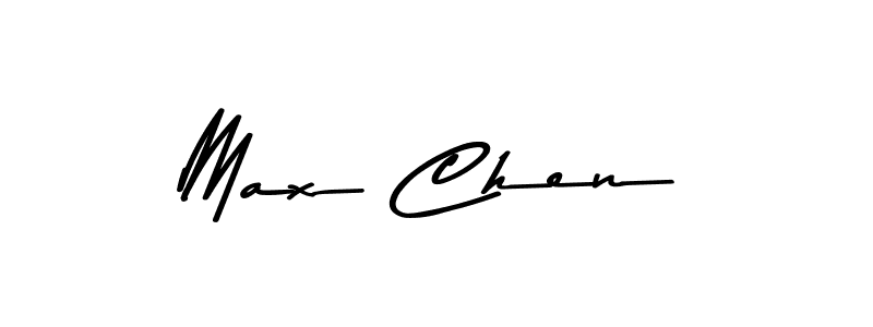 Design your own signature with our free online signature maker. With this signature software, you can create a handwritten (Asem Kandis PERSONAL USE) signature for name Max Chen. Max Chen signature style 9 images and pictures png