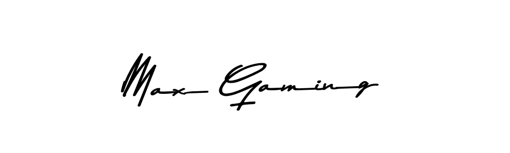 Make a beautiful signature design for name Max Gaming. With this signature (Asem Kandis PERSONAL USE) style, you can create a handwritten signature for free. Max Gaming signature style 9 images and pictures png