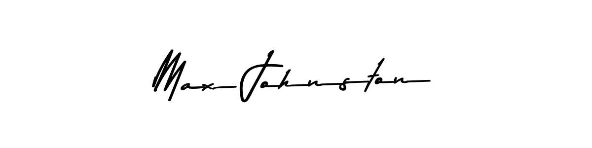 Max Johnston stylish signature style. Best Handwritten Sign (Asem Kandis PERSONAL USE) for my name. Handwritten Signature Collection Ideas for my name Max Johnston. Max Johnston signature style 9 images and pictures png