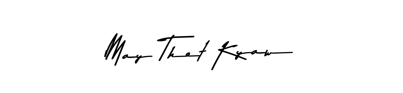 How to make May Thet Kyaw signature? Asem Kandis PERSONAL USE is a professional autograph style. Create handwritten signature for May Thet Kyaw name. May Thet Kyaw signature style 9 images and pictures png