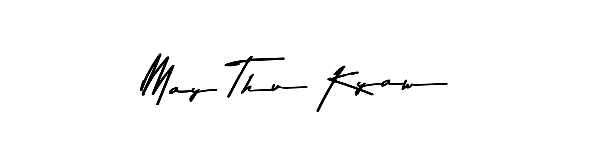 May Thu Kyaw stylish signature style. Best Handwritten Sign (Asem Kandis PERSONAL USE) for my name. Handwritten Signature Collection Ideas for my name May Thu Kyaw. May Thu Kyaw signature style 9 images and pictures png