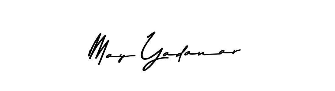 How to make May Yadanar signature? Asem Kandis PERSONAL USE is a professional autograph style. Create handwritten signature for May Yadanar name. May Yadanar signature style 9 images and pictures png