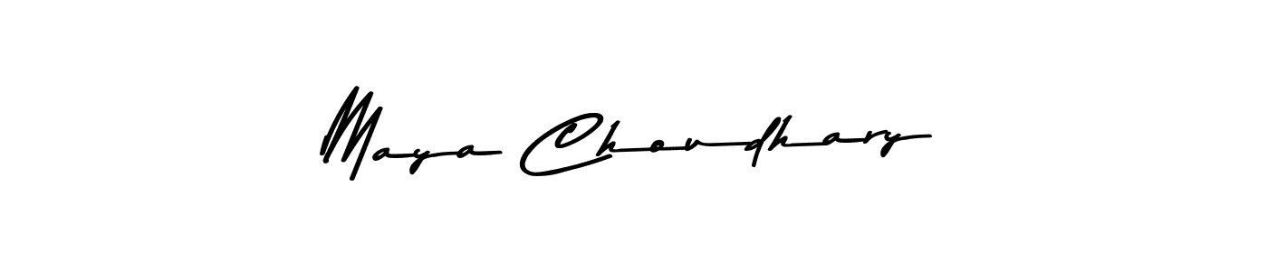 Maya Choudhary stylish signature style. Best Handwritten Sign (Asem Kandis PERSONAL USE) for my name. Handwritten Signature Collection Ideas for my name Maya Choudhary. Maya Choudhary signature style 9 images and pictures png