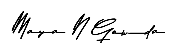 Express your personality with a custom Maya N Gowda signature crafted with Asem Kandis PERSONAL USE typography. Free transparent PNG download available. Maya N Gowda signature style 9 images and pictures png