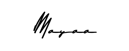 A dynamic signature style for Mayaa using Asem Kandis PERSONAL USE script. Designed to look authentic, handwritten, and professional. Mayaa signature style 9 images and pictures png