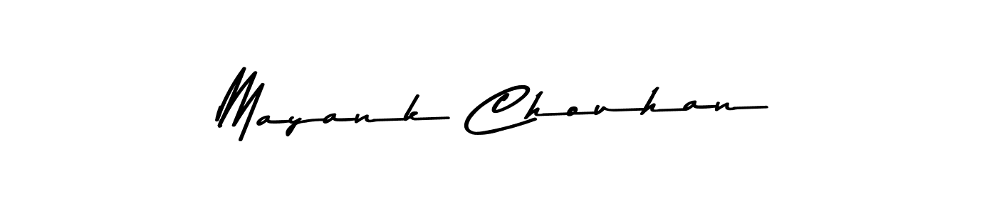 Use a signature maker to create a handwritten signature online. With this signature software, you can design (Asem Kandis PERSONAL USE) your own signature for name Mayank Chouhan. Mayank Chouhan signature style 9 images and pictures png