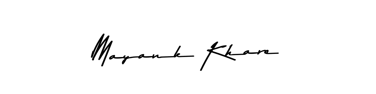 Make a beautiful signature design for name Mayank Khare. With this signature (Asem Kandis PERSONAL USE) style, you can create a handwritten signature for free. Mayank Khare signature style 9 images and pictures png