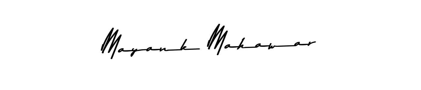 This is the best signature style for the Mayank Mahawar name. Also you like these signature font (Asem Kandis PERSONAL USE). Mix name signature. Mayank Mahawar signature style 9 images and pictures png