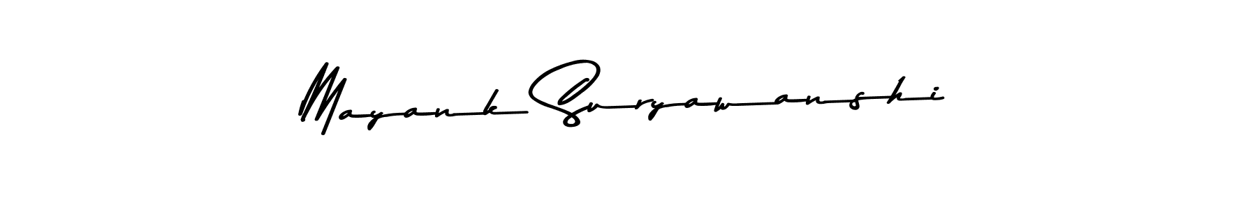 Use a signature maker to create a handwritten signature online. With this signature software, you can design (Asem Kandis PERSONAL USE) your own signature for name Mayank Suryawanshi. Mayank Suryawanshi signature style 9 images and pictures png