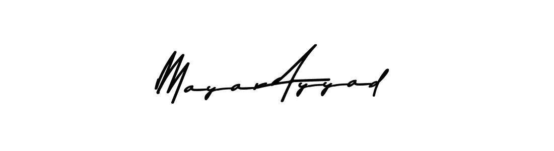 You should practise on your own different ways (Asem Kandis PERSONAL USE) to write your name (Mayar Ayyad) in signature. don't let someone else do it for you. Mayar Ayyad signature style 9 images and pictures png