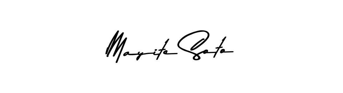Similarly Asem Kandis PERSONAL USE is the best handwritten signature design. Signature creator online .You can use it as an online autograph creator for name Mayite Soto. Mayite Soto signature style 9 images and pictures png