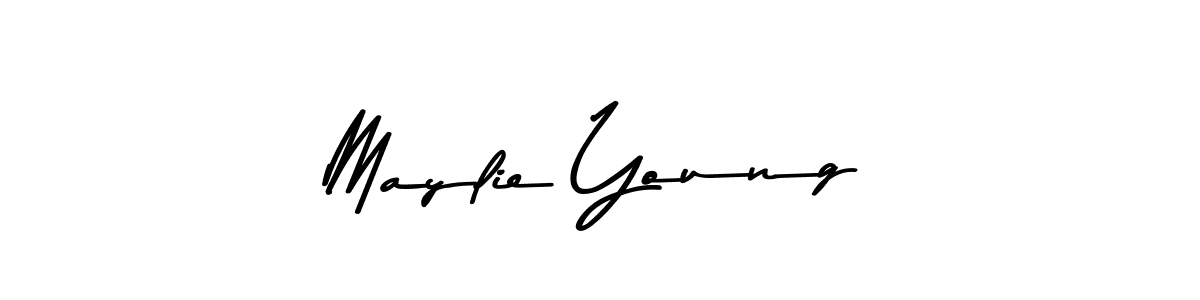 Design your own signature with our free online signature maker. With this signature software, you can create a handwritten (Asem Kandis PERSONAL USE) signature for name Maylie Young. Maylie Young signature style 9 images and pictures png