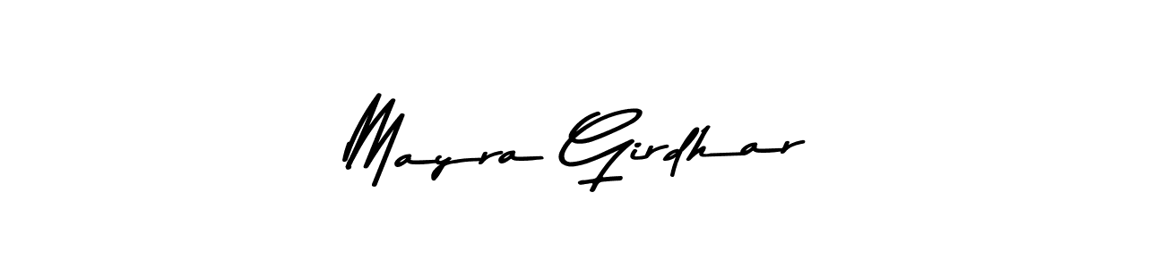 Asem Kandis PERSONAL USE is a professional signature style that is perfect for those who want to add a touch of class to their signature. It is also a great choice for those who want to make their signature more unique. Get Mayra Girdhar name to fancy signature for free. Mayra Girdhar signature style 9 images and pictures png