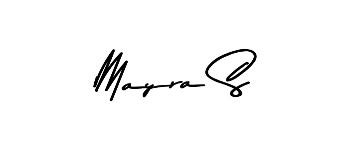 Create a beautiful signature design for name Mayra S. With this signature (Asem Kandis PERSONAL USE) fonts, you can make a handwritten signature for free. Mayra S signature style 9 images and pictures png
