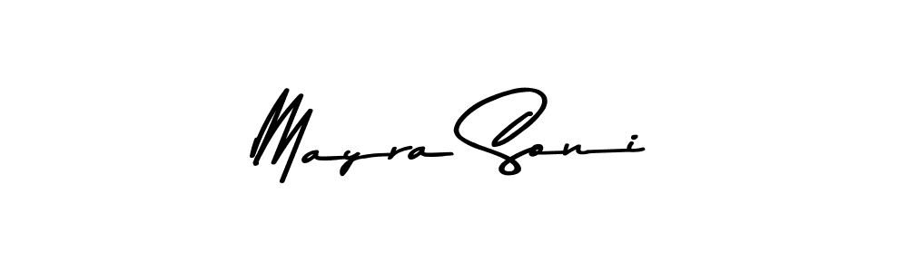 Similarly Asem Kandis PERSONAL USE is the best handwritten signature design. Signature creator online .You can use it as an online autograph creator for name Mayra Soni. Mayra Soni signature style 9 images and pictures png