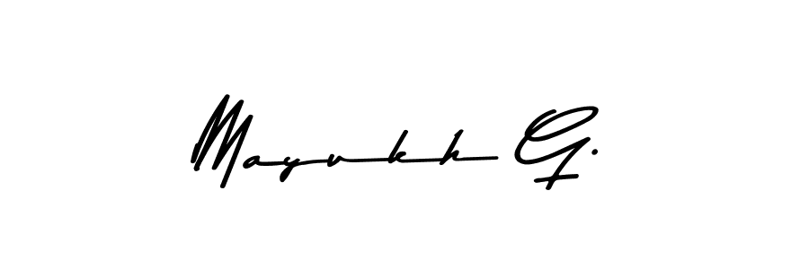 Once you've used our free online signature maker to create your best signature Asem Kandis PERSONAL USE style, it's time to enjoy all of the benefits that Mayukh G. name signing documents. Mayukh G. signature style 9 images and pictures png