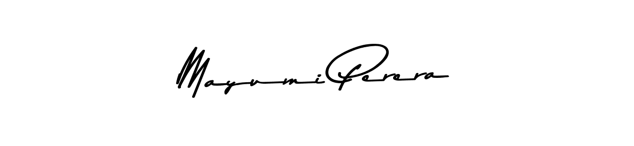 Design your own signature with our free online signature maker. With this signature software, you can create a handwritten (Asem Kandis PERSONAL USE) signature for name Mayumi Perera. Mayumi Perera signature style 9 images and pictures png
