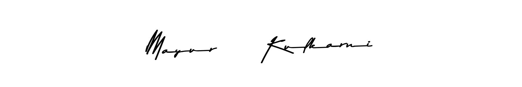 Make a beautiful signature design for name Mayur     Kulkarni. With this signature (Asem Kandis PERSONAL USE) style, you can create a handwritten signature for free. Mayur     Kulkarni signature style 9 images and pictures png