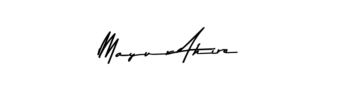Asem Kandis PERSONAL USE is a professional signature style that is perfect for those who want to add a touch of class to their signature. It is also a great choice for those who want to make their signature more unique. Get Mayur Ahire name to fancy signature for free. Mayur Ahire signature style 9 images and pictures png