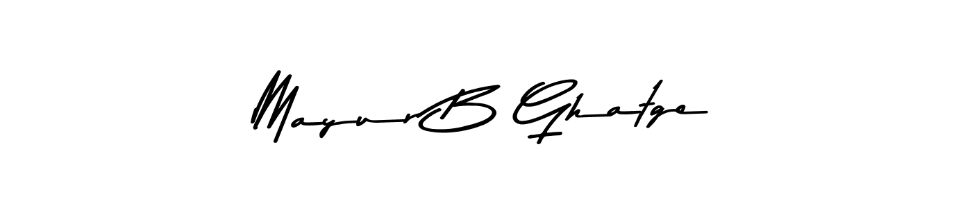 It looks lik you need a new signature style for name Mayur B Ghatge. Design unique handwritten (Asem Kandis PERSONAL USE) signature with our free signature maker in just a few clicks. Mayur B Ghatge signature style 9 images and pictures png