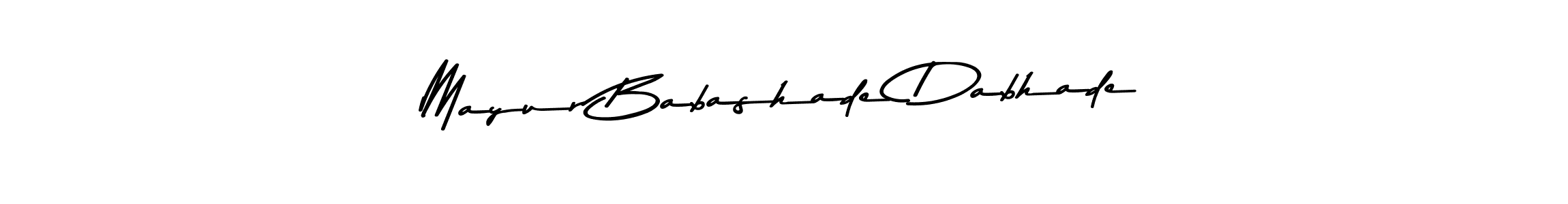 Use a signature maker to create a handwritten signature online. With this signature software, you can design (Asem Kandis PERSONAL USE) your own signature for name Mayur Babashade Dabhade. Mayur Babashade Dabhade signature style 9 images and pictures png